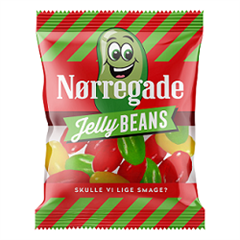 Nørregade Miniposer - ca. 100 stk. Jelly Beans